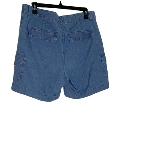 𝅺LEE regular fit jean shorts with front tie. Size 14 - Picture 5 of 7